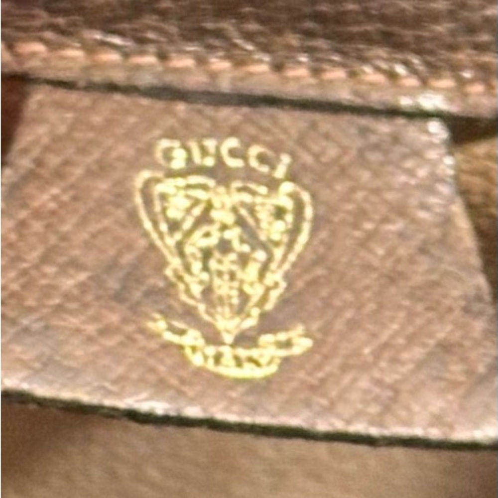 Gucci Brown Clutch with Gucci Pattern - Picture 6 of 7